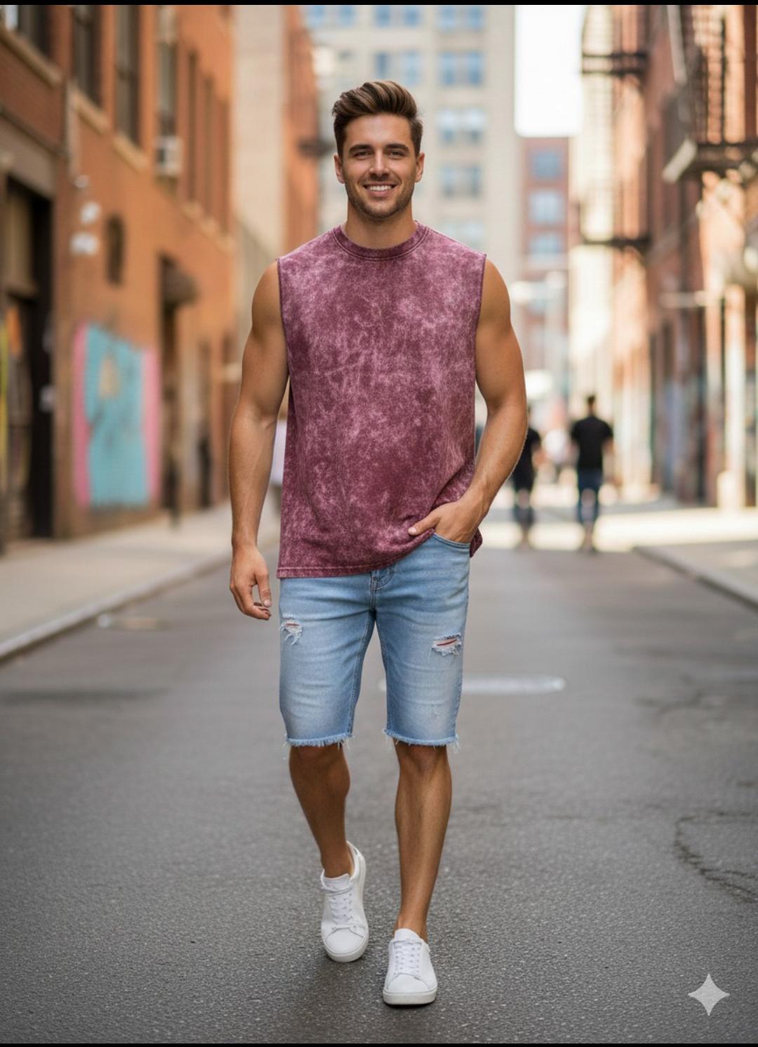 Acid Washed Oversized Tank