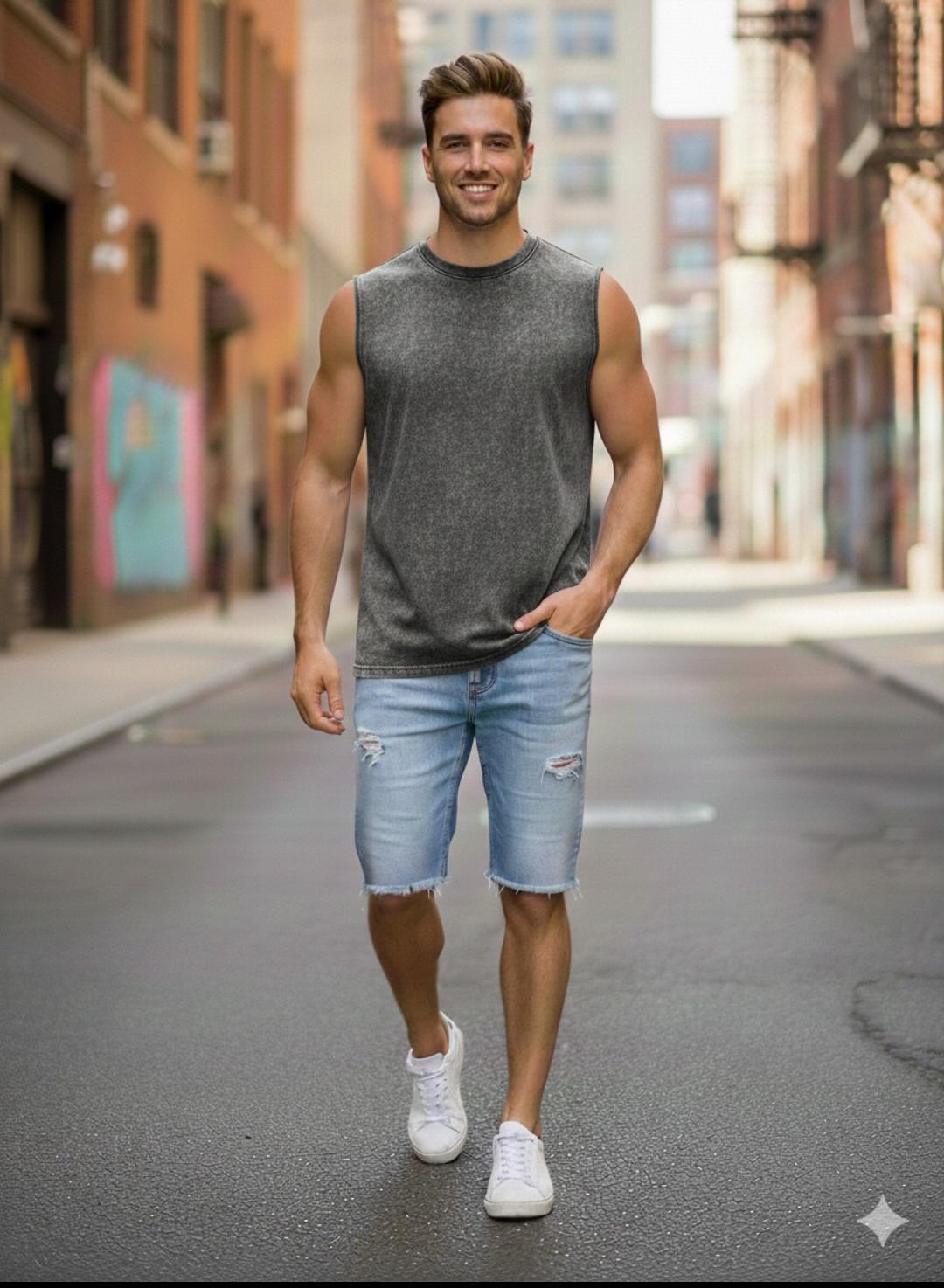 Acid Washed Oversized Tank