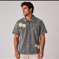 AW Printed Polo- [Bloom] [Zipper Polo]