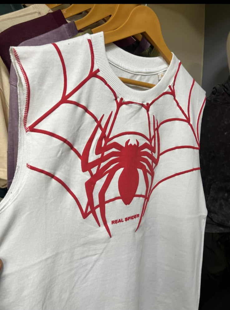 Oversized Tank [Spider PUFF Print]