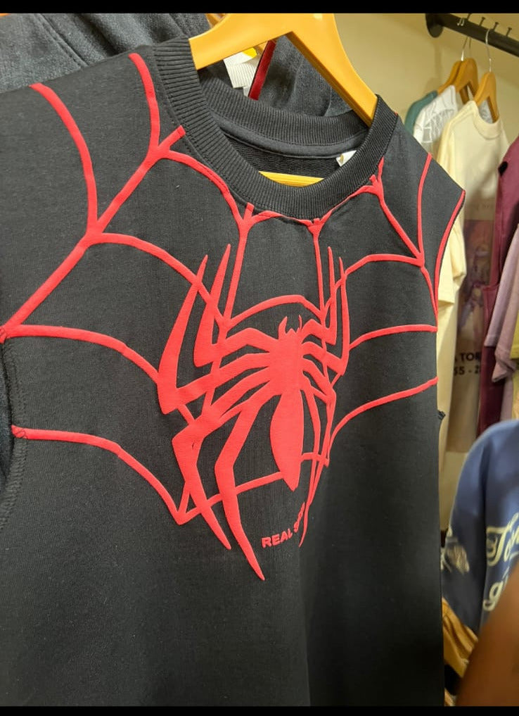 Oversized Tank [Spider PUFF Print]